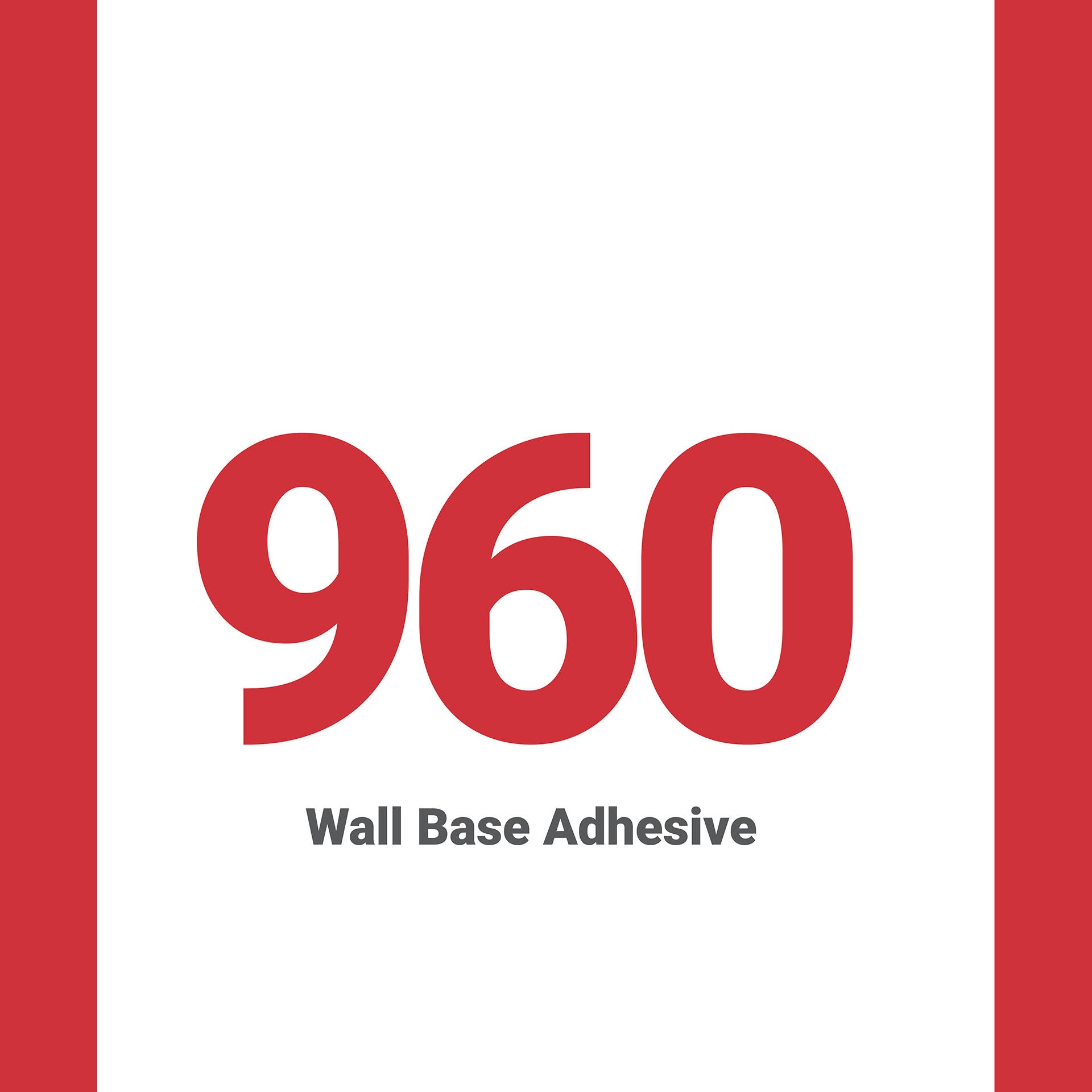 960 Adhésif de base murale - 4 gal (seau)