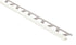 Schluter - QUADEC Profilé de bordure carré - aluminium blanc 3/8" (10 mm) x 8' 2-1/2"
