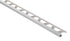 Schluter - QUADEC Profilé de bordure carré - aluminium gris classique 1/2" (12.5 mm) x 8' 2-1/2"