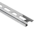 Schluter - QUADEC Profilé de bordure carré - acier inoxydable (304) aspect cuir 3/8" (10 mm) x 8' 2-1/2"