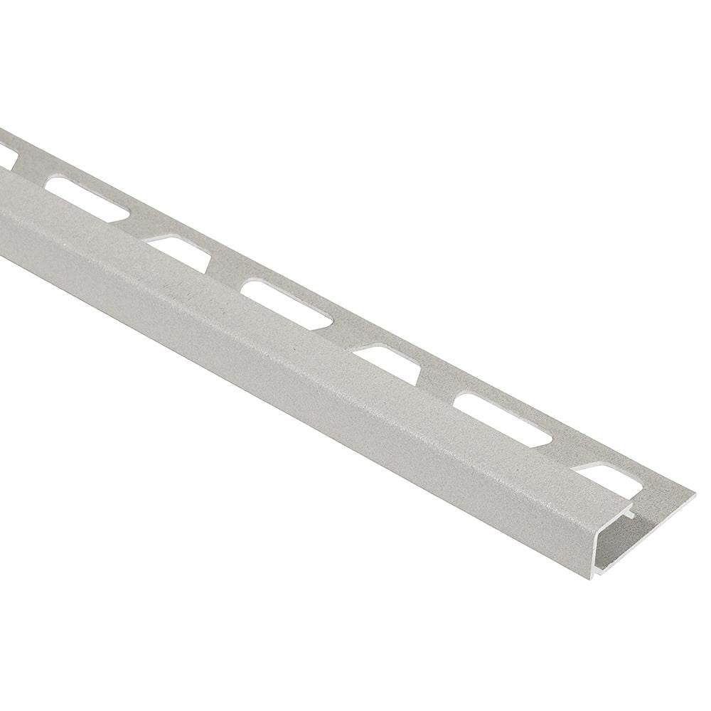 Schluter - QUADEC Profilé de bordure carré - aluminium grège 3/16" (4.5 mm) x 8' 2-1/2"