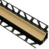 Schluter - DILEX-HK Profilé à gorge avec un radius de 11/16" - plastique PVC beige clair 1/2" x 11/32" x 8' 2-1/2"