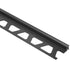 Schluter - DILEX-BWA Profilé de joint de mouvement de périmètre isolant le carrelage des structures - plastique PVC noir 1/2" (12.5 mm) x 8' 2-1/2"