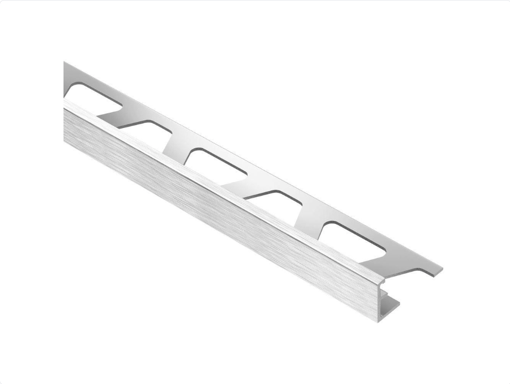 Schluter - 5/16" (8 mm) x 8' 2-1/2" - SCHIENE Bright white aluminum wall edge profile (A80BW)