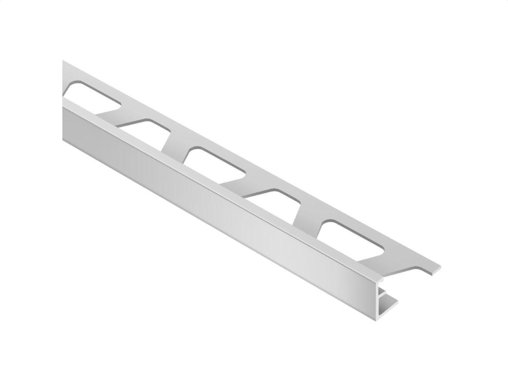 Schluter - 3/8" (10 mm) x 8' 2-1/2" - SCHIENE Matte anodized aluminum wall/floor edge profile (AE100)