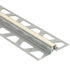 Schluter - DILEX-AKWS Profilé de joint de surface avec zone de mouvement de PVC 1/4" - aluminium sable 1/2" (12.5 mm) x 8' 2-1/2"