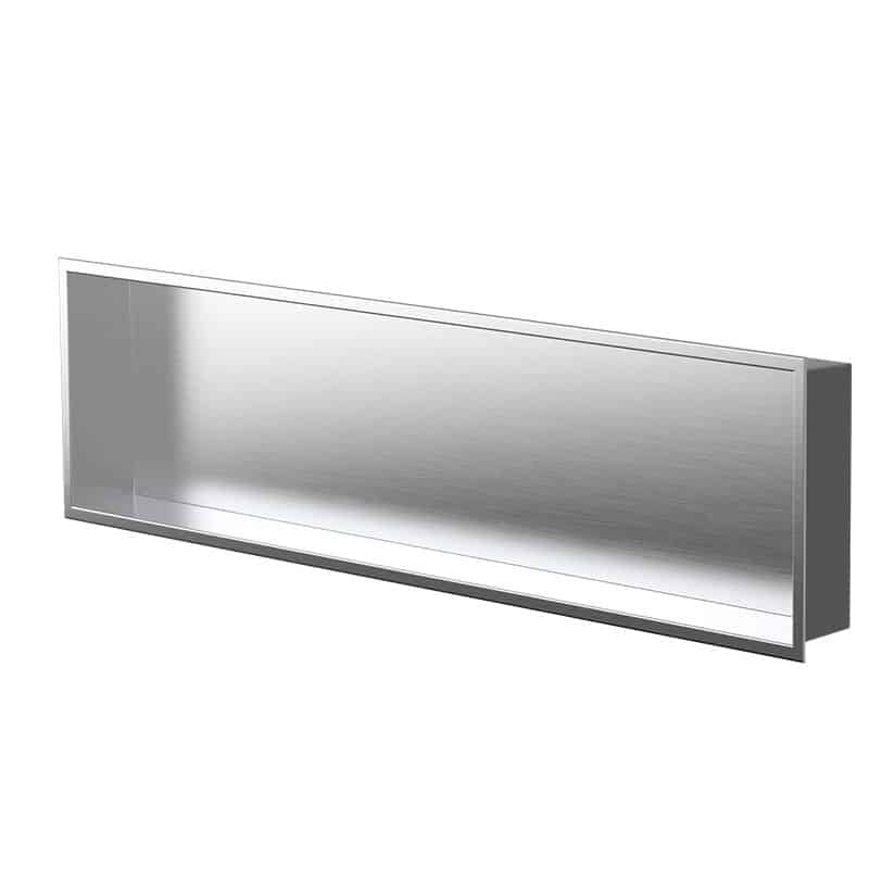 Niche murale acier inoxydable 12″ x 48″ Alba