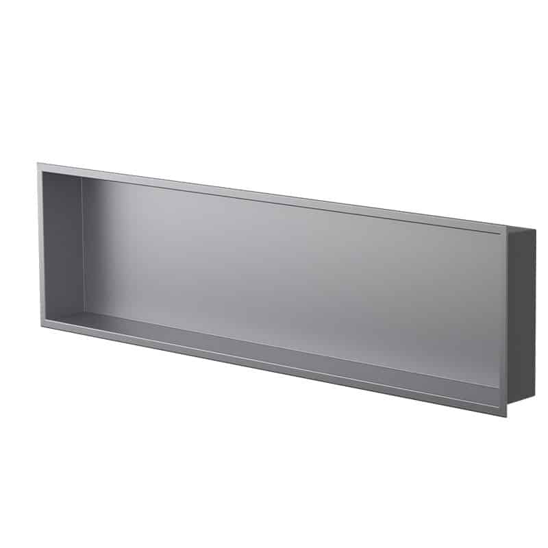 Niche murale gris mat 12″ x 48″ Alba