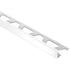 Schluter - Profilé sans espaceur de joint JOLLY-JUNIOR - PVC blanc éclatant 5/16" (8 mm) x 8' 2-1/2"