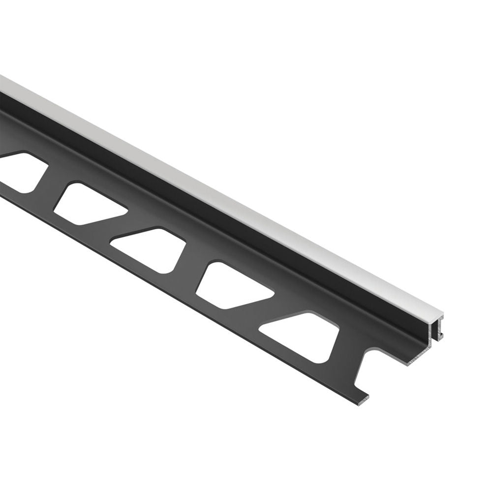 Schluter - DILEX-BWA Profilé de joint de mouvement de périmètre isolant le carrelage des structures - plastique PVC gris classique 3/8" (10 mm) x 8' 2-1/2"