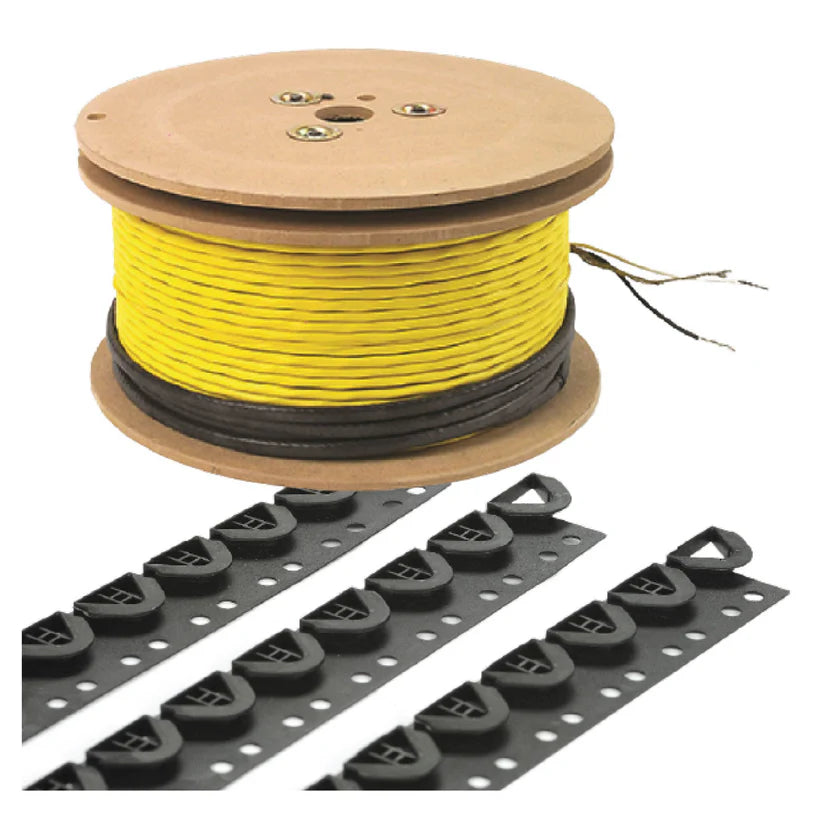 11 sq. ft. 240 V - Underfloor heating cable for uncoupling membrane