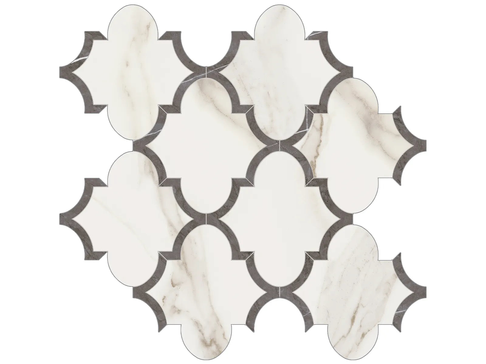 Mayfair Calacatta Oro Mosaic - Arabesque