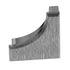 Schluter - DILEX-AHK Cap de fermeture - aluminium anodisé chrome brossé