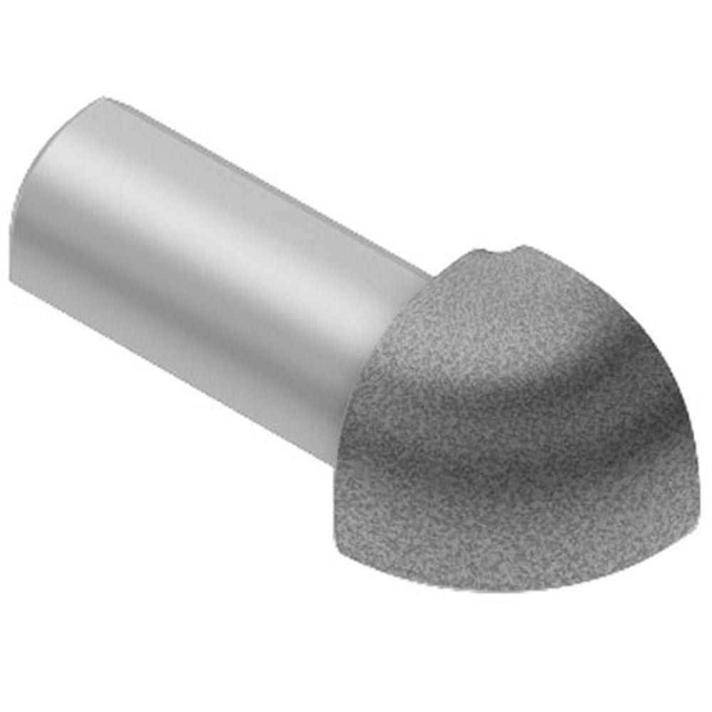 Schluter - RONDEC Coin extérieur 90° - aluminium étain 1/2" (12.5 mm)