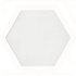 Hexagon White - 9.25 X 10.5