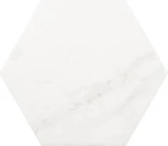 Hexagon White Soul - 9.25 X 10.5