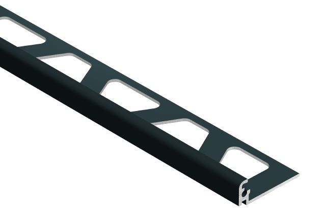 Schluter - JOLLY Moulure de bordure de mur Aluminium mat 3/8" (10 mm) x 8' 2-1/2"
