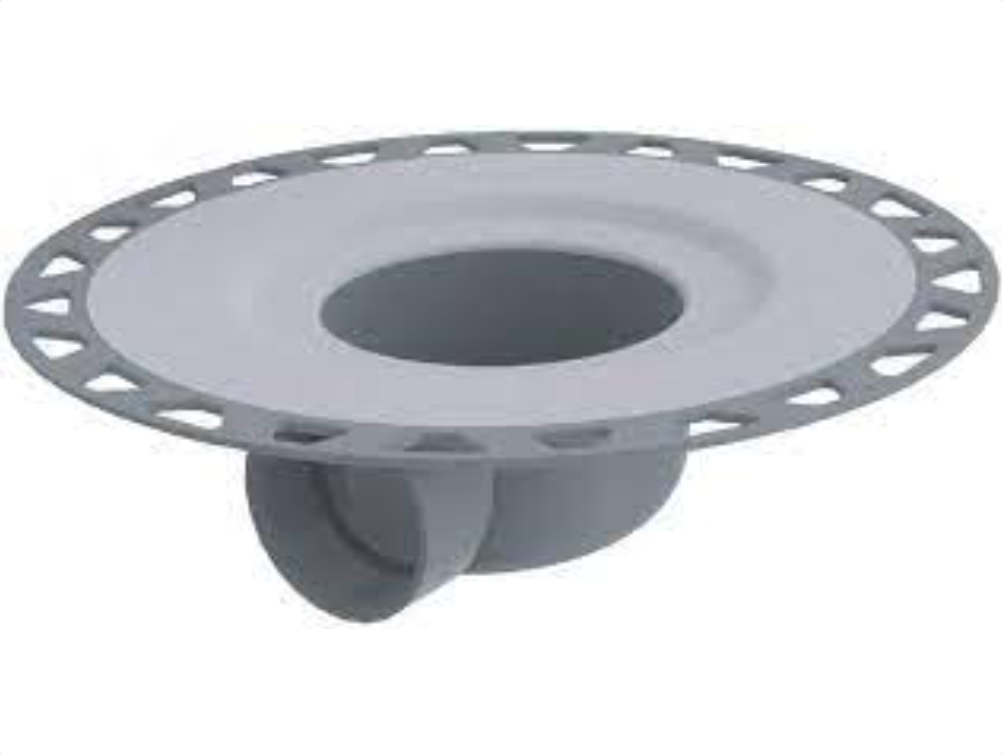 KDH2/PVC/FL - Schluter Bride horizontale PVC KERDI-DRAIN-H - sortie de drain sans collet 2"