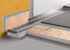 KL1DRE80 - 1-1/8" x 31-1/2" - Schluter KERDI-LINE Drain linéaire encastré avec design de grille sans cadre à carreler - acier inoxydable (V4) brossé