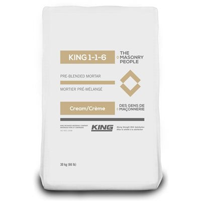 King Mortar 1-1-6 Cream - 66lbs