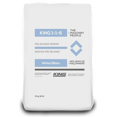 Mortar King 1-1-6 White - 66lbs