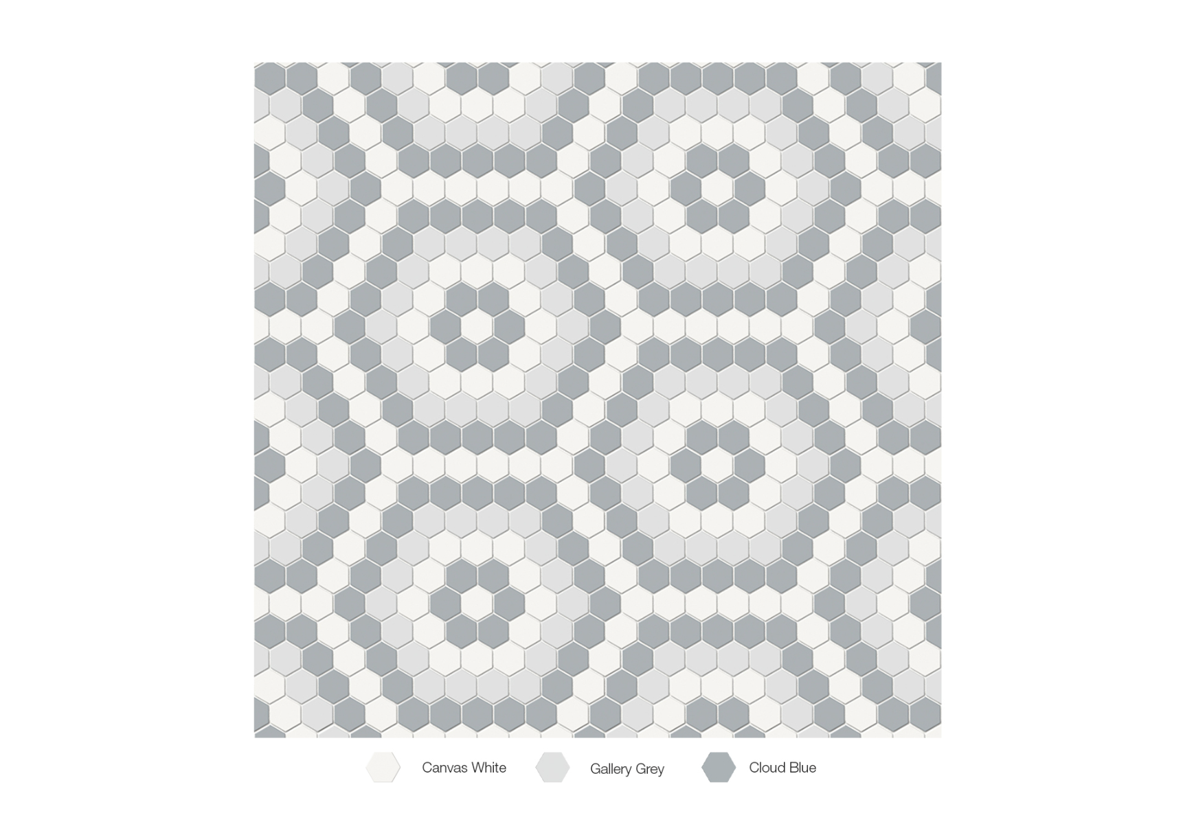 Soho Afternoon Blend Patterned Mosaïque - Hexagon