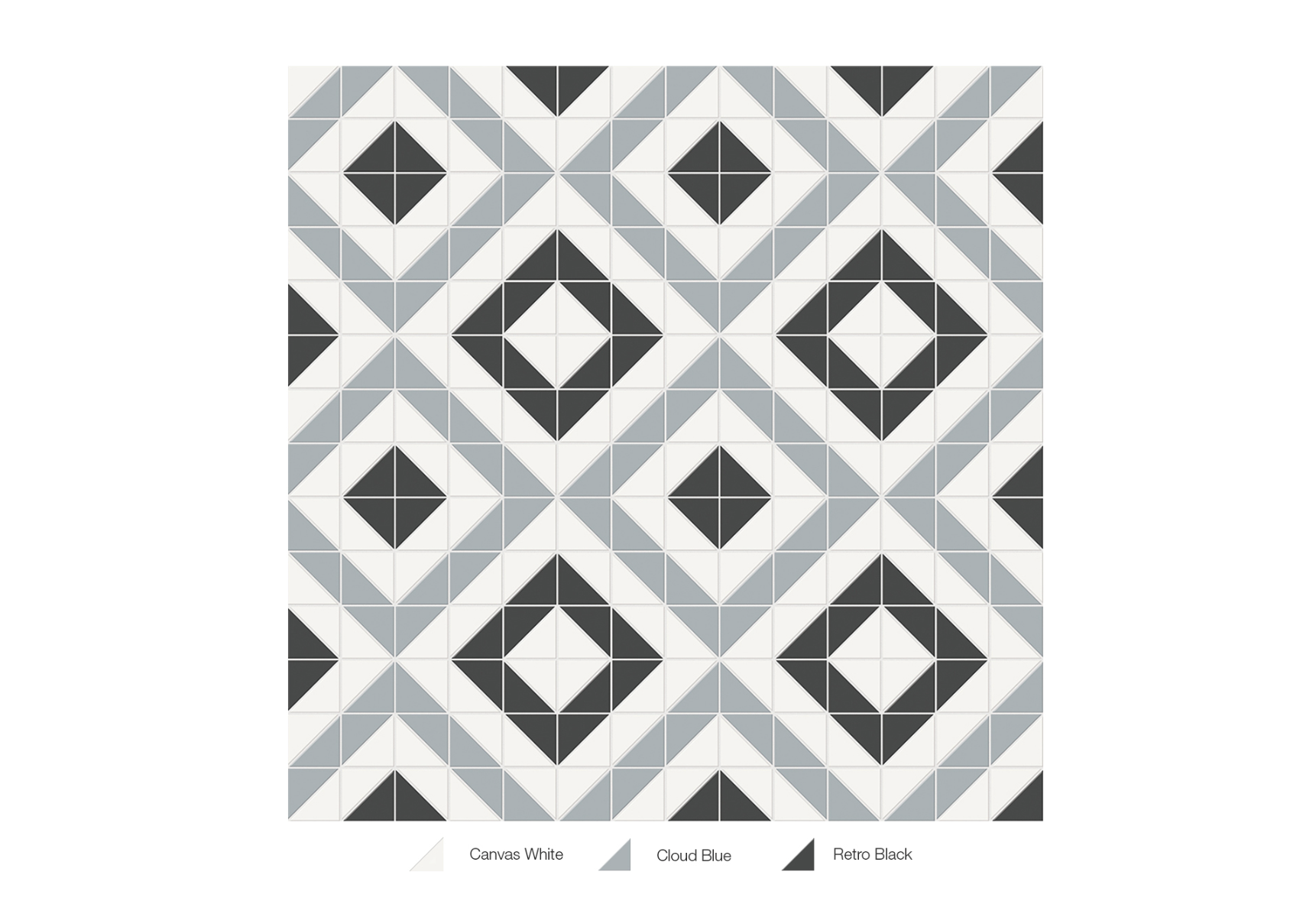 Soho Dawn Blend Patterned Mosaic - Cubic