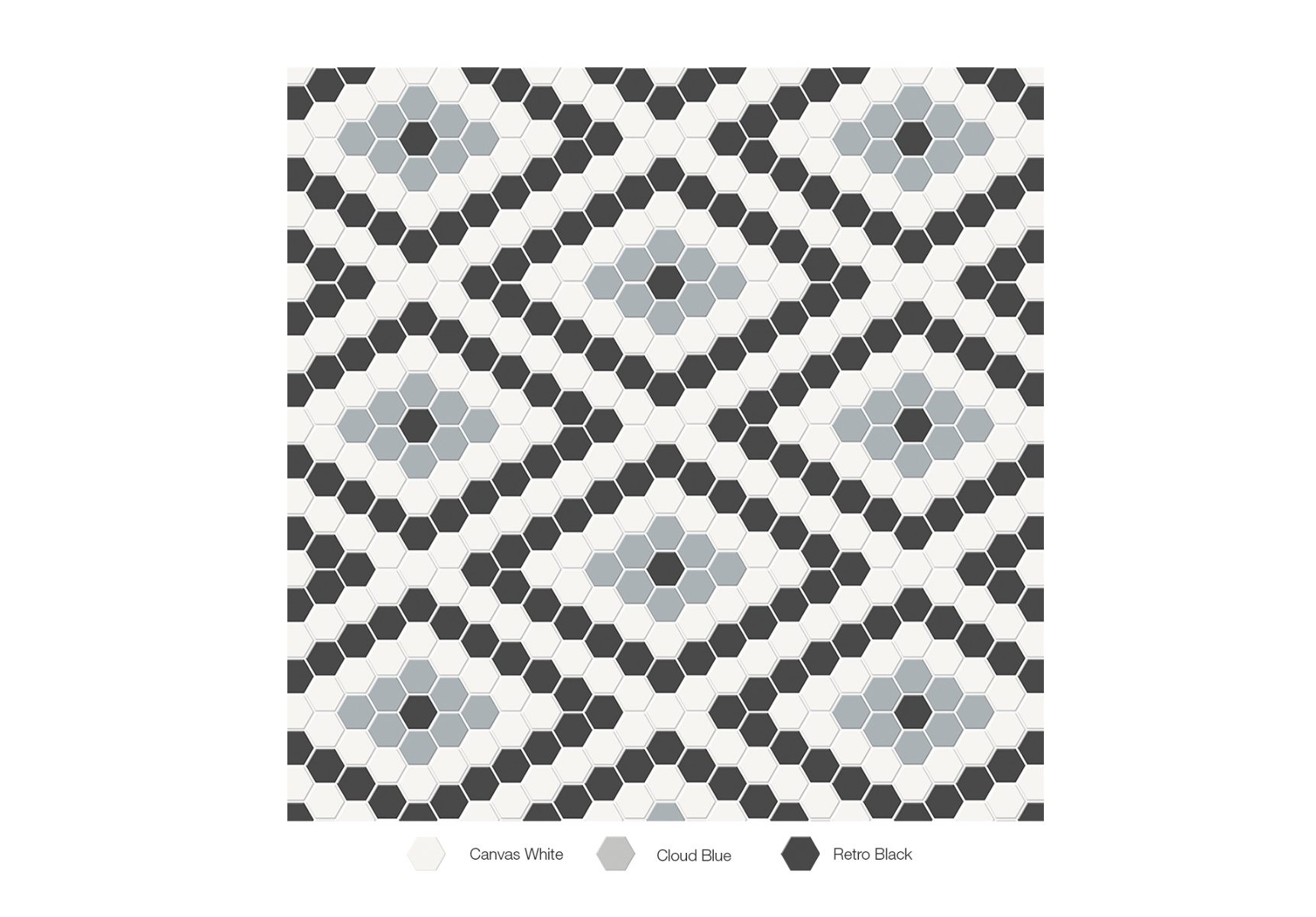 Soho Dawn Blend Patterned Mosaic - Diamond