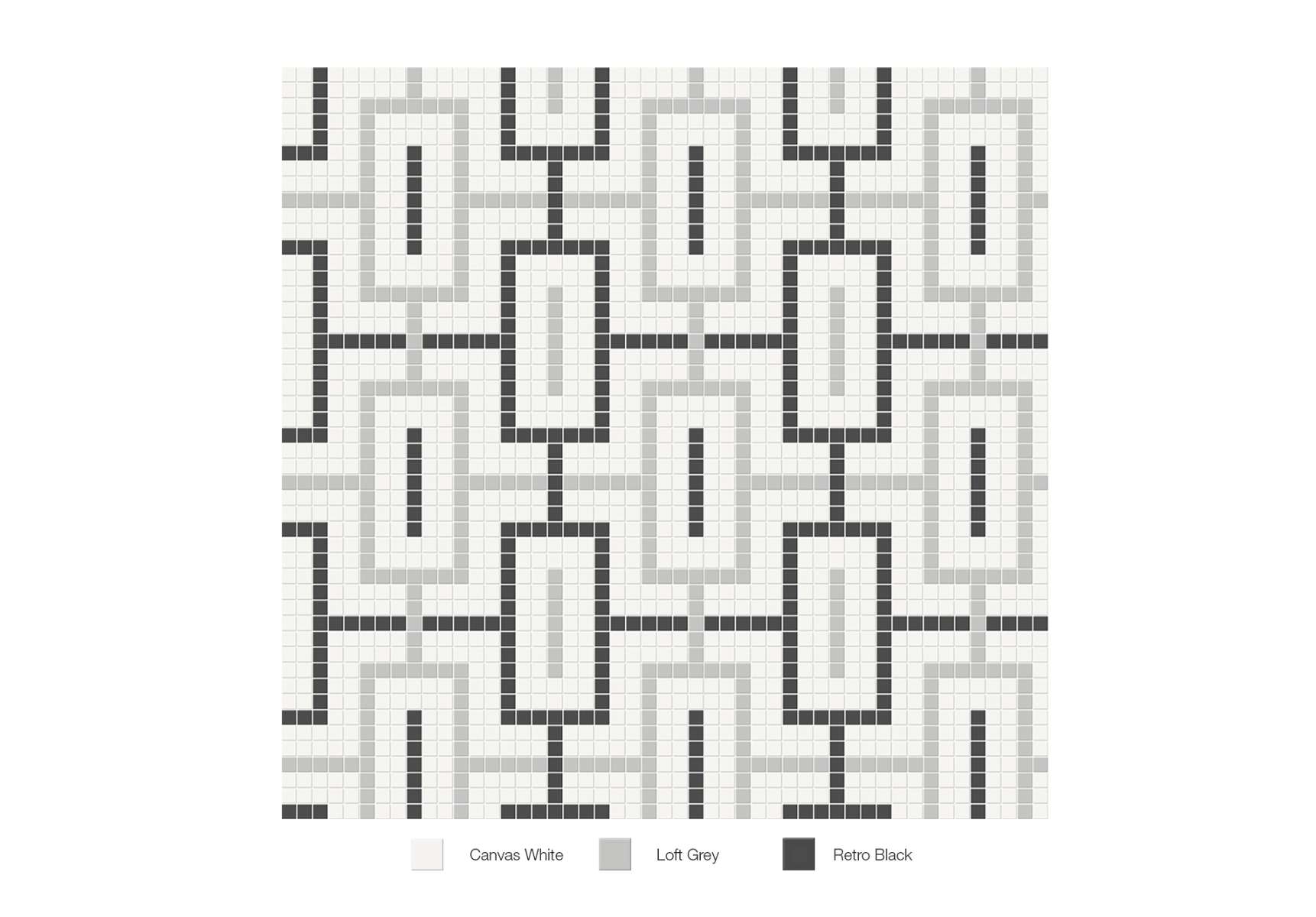 Soho Midnight Blend Patterned Mosaïque - Chain