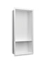 Nautika - 24x12 - Niche Verticale Inox Tablette Blanc