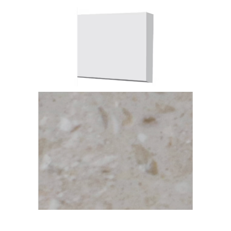 Fusion - Perlato Superior 4" x 48" - 12 mm - Polished Natural Stone Shower Threshold 