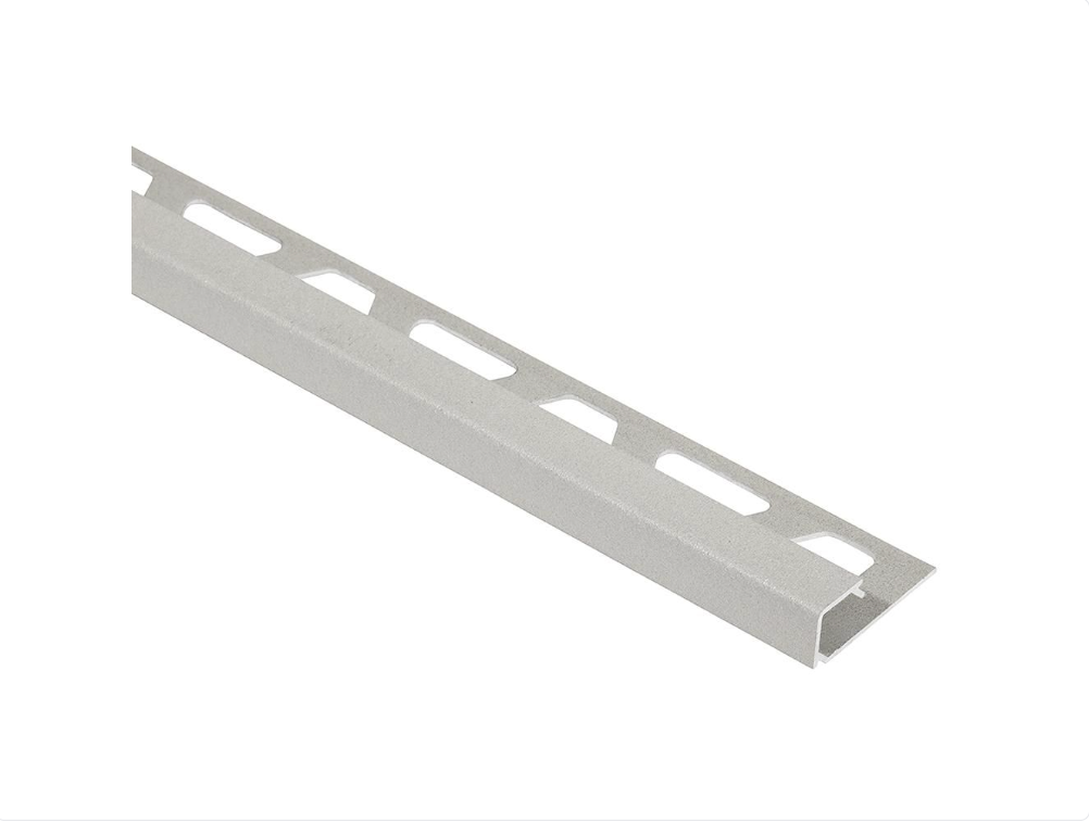 Schluter - 3/8" (10 mm) x 8' 2-1/2" - QUADEC Square edge profile - greige aluminum (Q100TSBG)