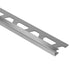 Schluter - QUADEC Profilé de bordure carré - acier inoxydable (V2) brossé 1/2" (12.5 mm) x 8' 2-1/2"