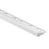 Schluter - QUADEC Profilé de bordure carré - aluminium blanc mat 1/4" (6 mm) x 8' 2-1/2"
