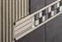 Schluter - QUADEC-FS Coin intérieur/extérieur 90° - aluminium anodisé chrome poli 5/16" (8 mm)