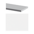 Fusion - Super White 6" x 94" - 15.9 mm - Polished Engineered Stone Shower Frame 