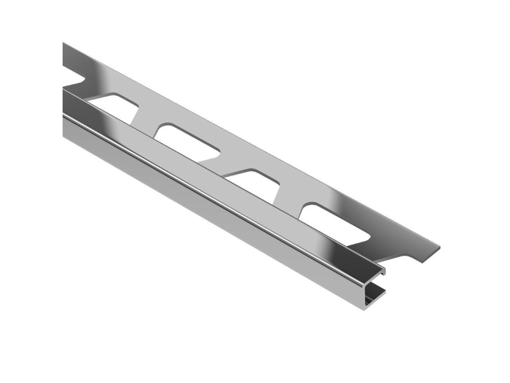 Schluter - 7/16" (11 mm) x 8' 2-1/2" - QUADEC Square edge profile - stainless steel (V2) (Q110E)