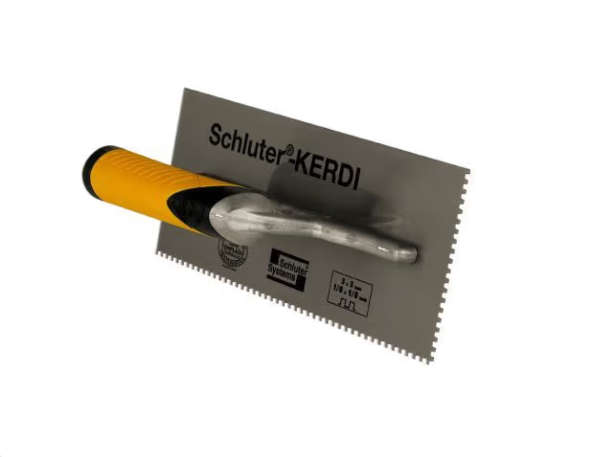 TRL-KER - 1/8" x 1/8" - Schluter KERDI-TROWEL Square tooth trowel