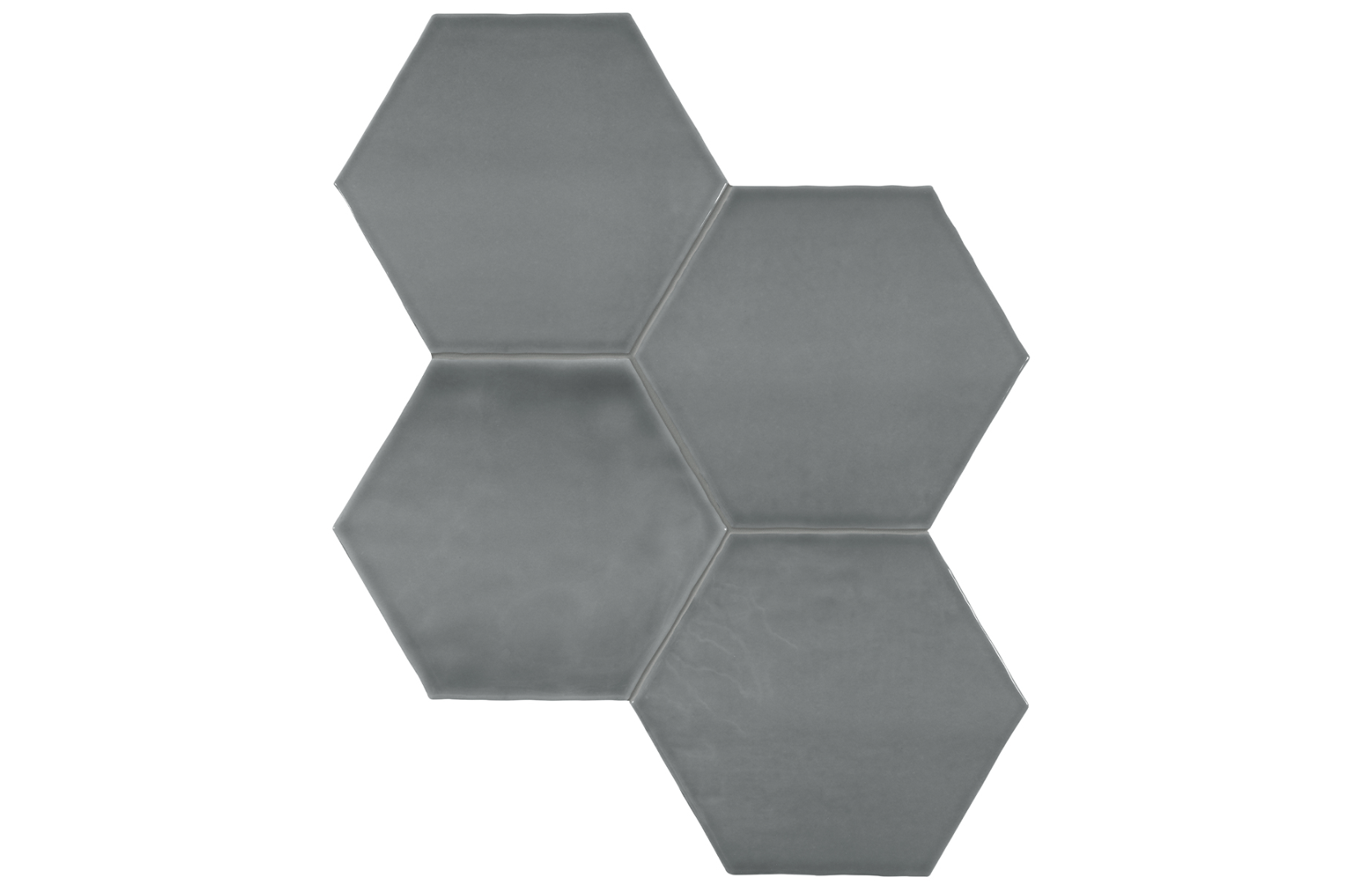 Teramoda Charcoal Hexagon - 6"