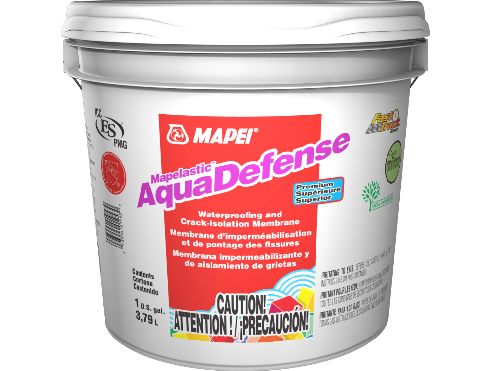 Mapei AquaDefense - 3.79 L - Premium quality anti-crack waterproofing membrane