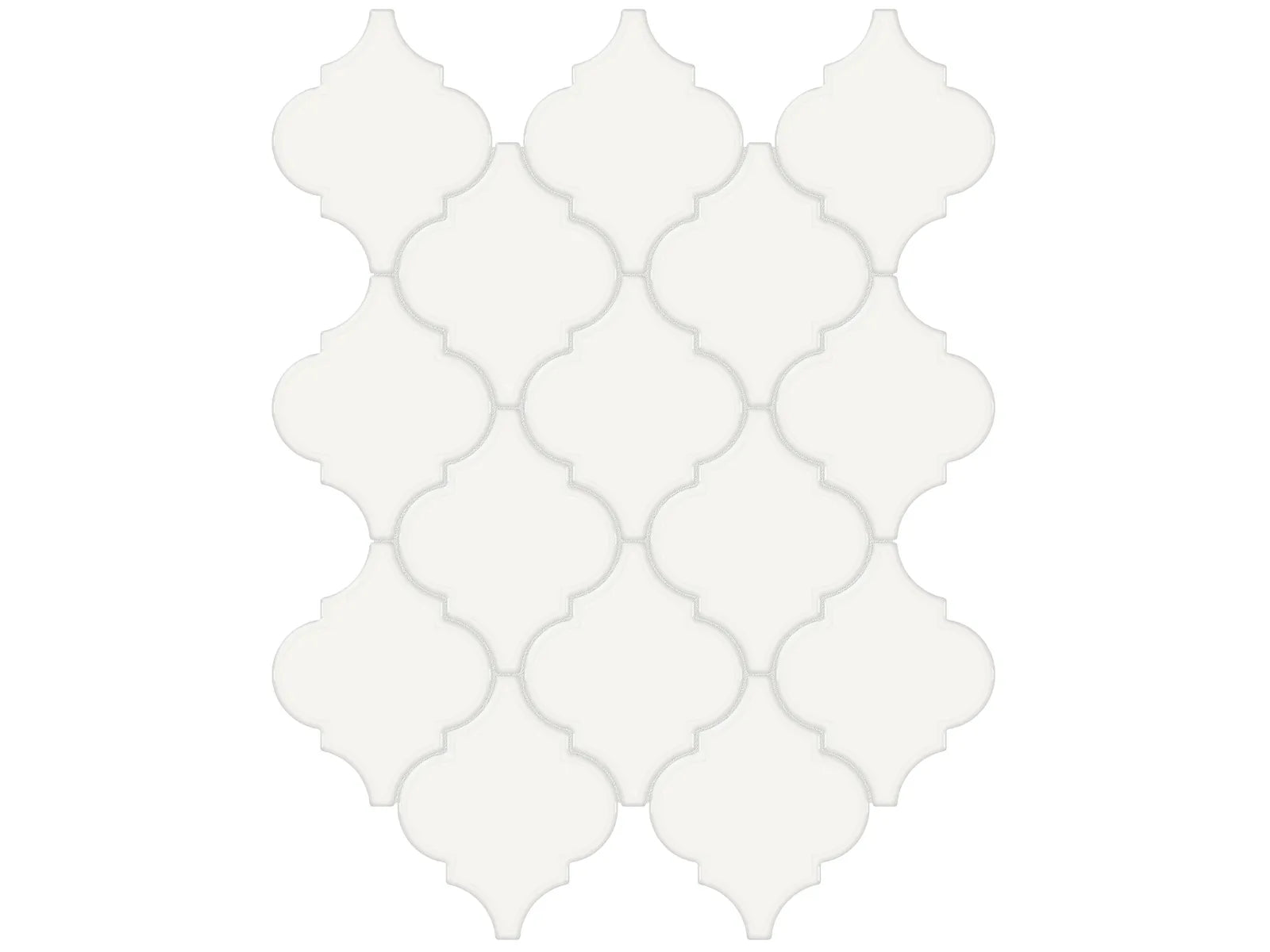 Soho Canvas White Mosaic - Arabesque