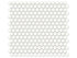 Soho Canvas White Mosaïque - 3/4" Penny Round