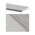 Fusion - Carrara 6" x 94" - 15.9 mm - Polished Engineered Stone Shower Frame 