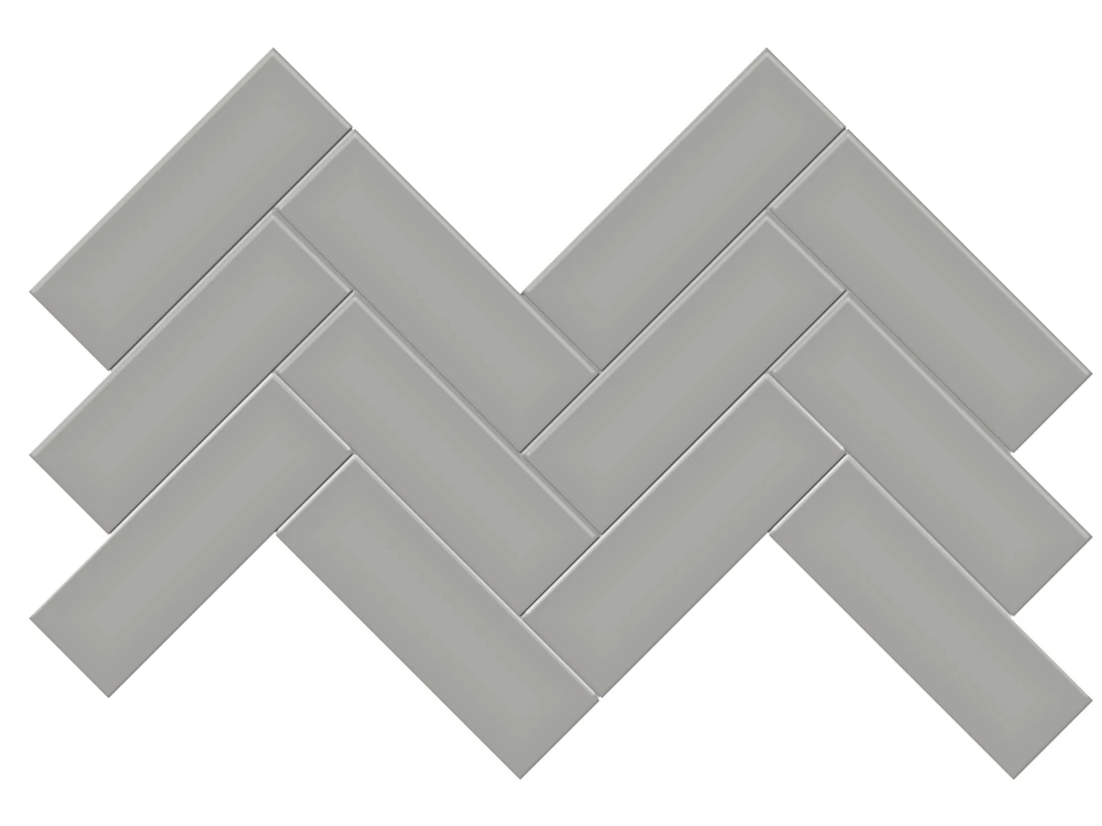 Soho Cement Chic Mosaic - 2X6 Herringbone