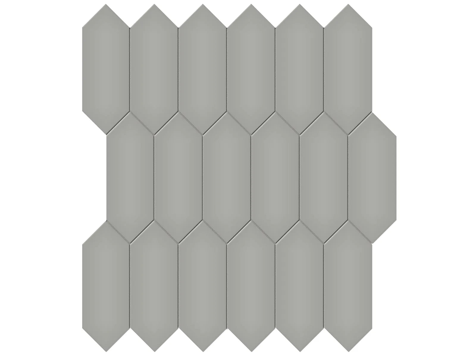 Soho Cement Chic Mosaic - 2X5 Picket