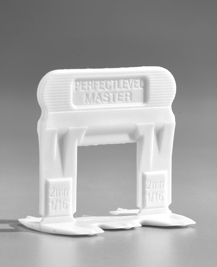 Perfect Level Master - Kit of Wedges and Leveling Clips 2mm (1/16") for tiles from 8 to 14 mm thick