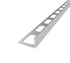 Diaplas - 1/2" (12.5 mm) x 8' - Decorative L-shaped molding for ceramic edging Economical satin anodized aluminum (EC-222-12)