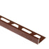 SCHIENE Profilé de bordure de mur aluminium brun rustique 3/8" (10 mm) x 8' 2-1/2" ||A100TSR