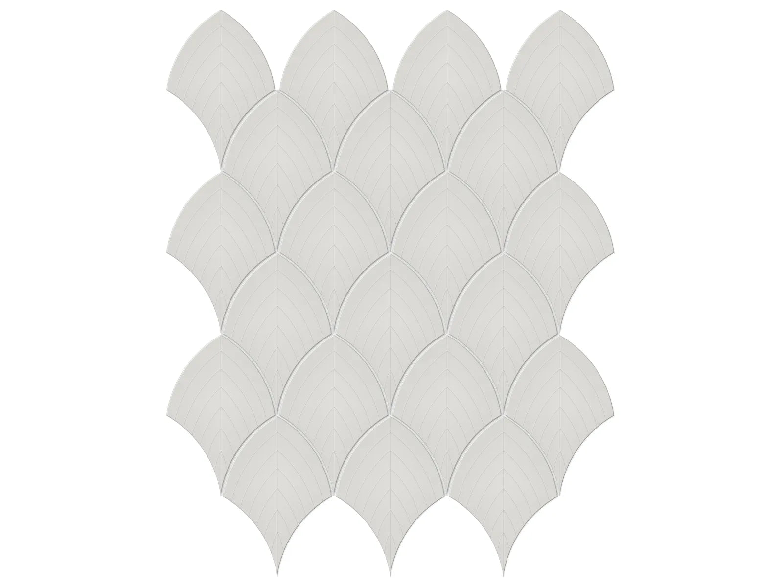 Soho Halo Grey Mosaïque - Scallop