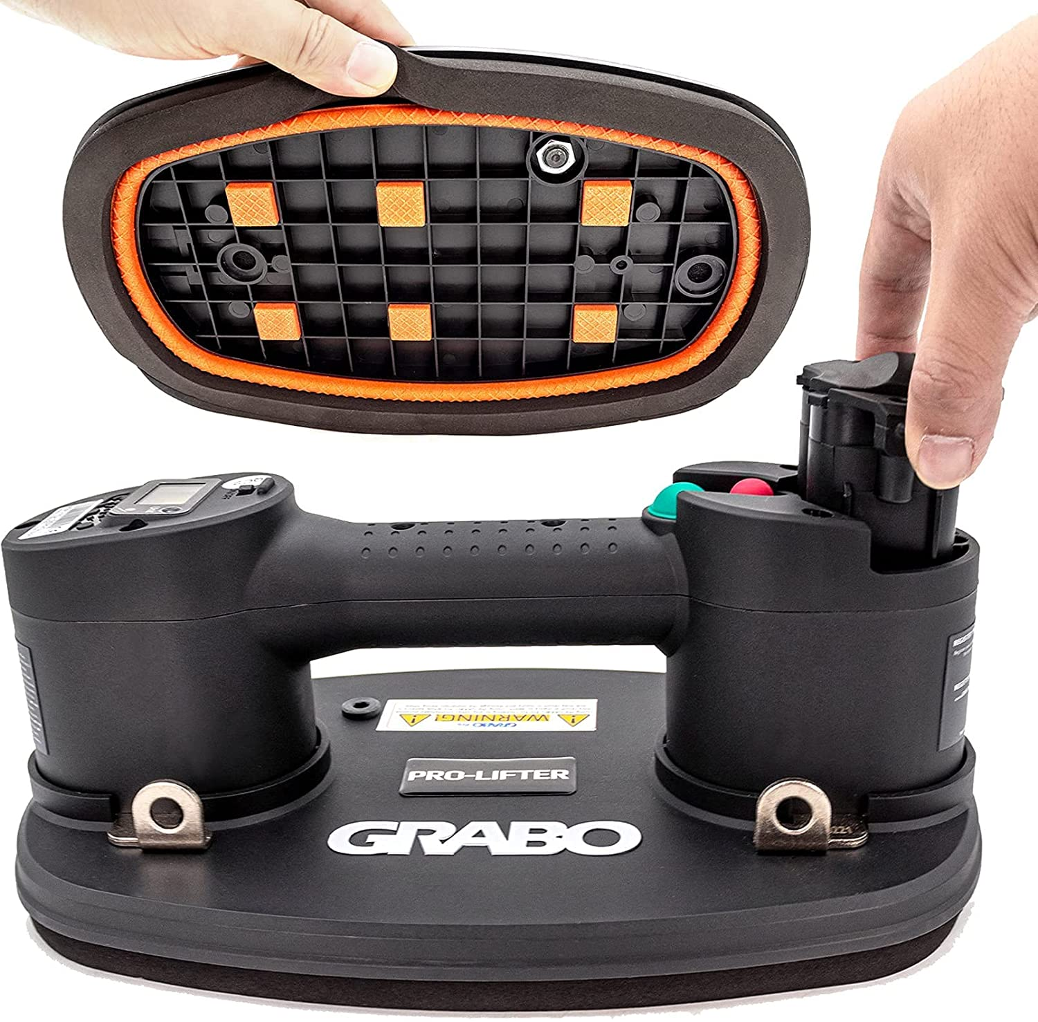 GRABO GP-1LI-FB-1S- Ensemble de Ventouses Pro-Lifter 20 14.8V 2.6 Ah (1 batterie et 1 joint)